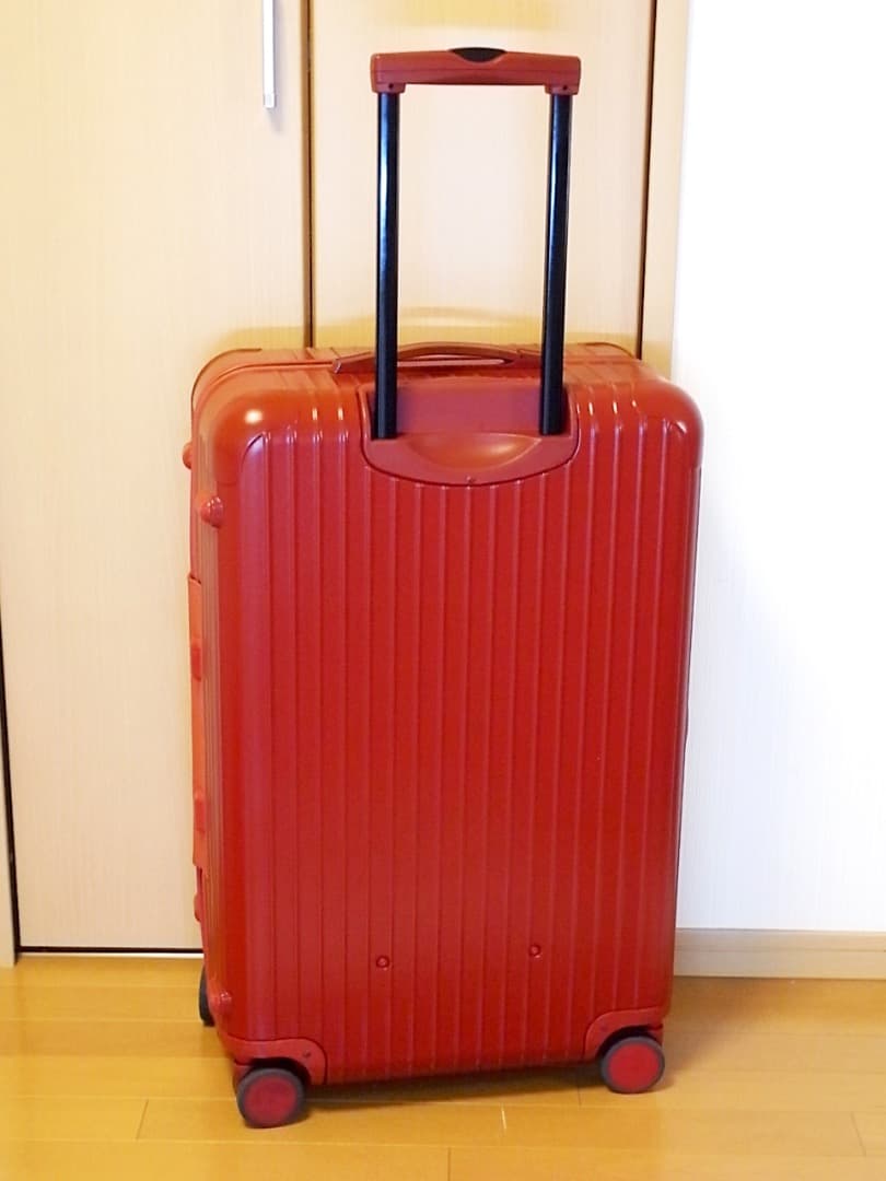 ◇リモワ サルサ 定番人気色 レッド 大容量 82L メンテ・クリーニング済