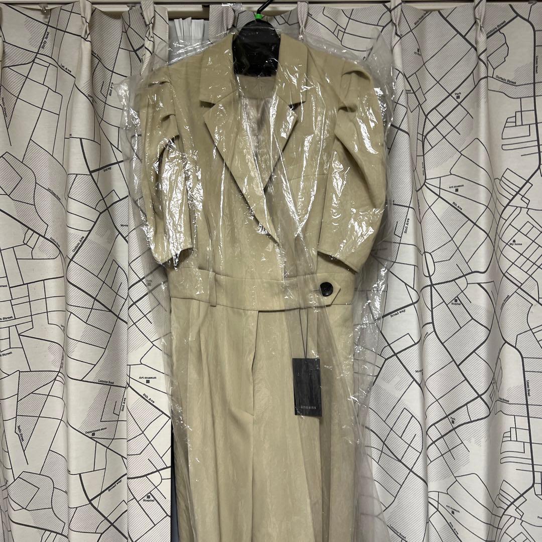 タックスリーブテーラードオールインワン