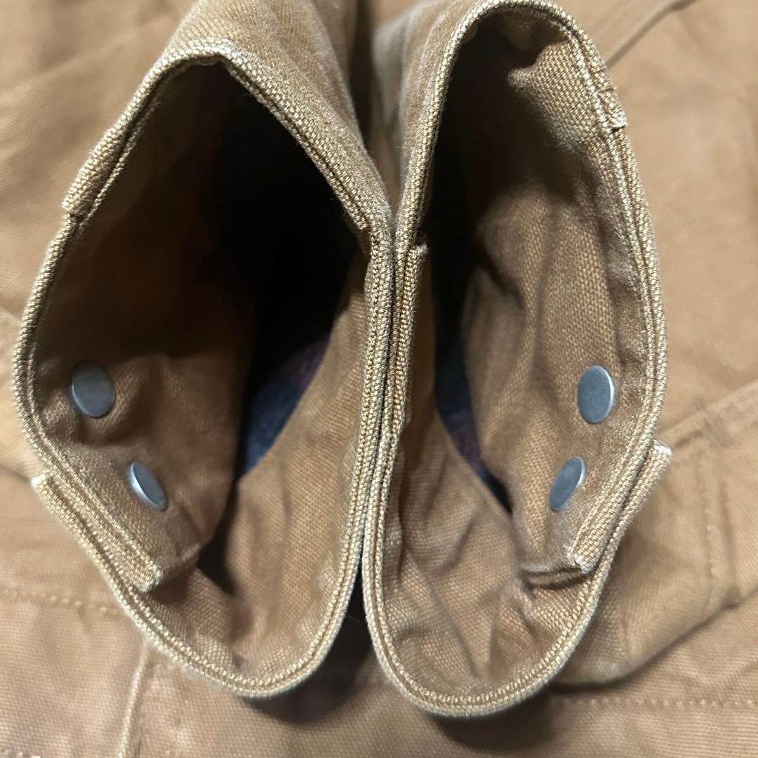 ビッグサイズ Carhartt デトロイトジャケット 企業ロゴ ダックUSA製