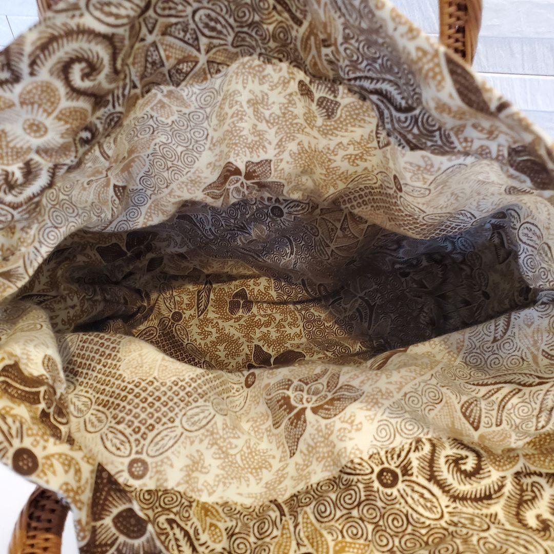 【TANABANA】 未使用 かごバッグ ナチュラルブラウン アタ ラタン