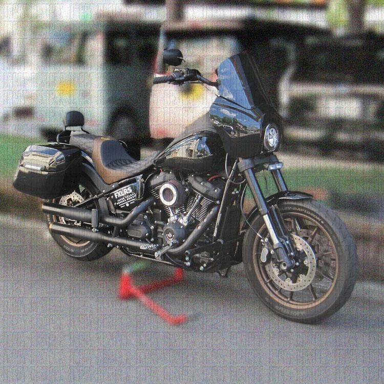 FXLRS ローライダーS T-SPORTフェアリング カウル 12”シールド