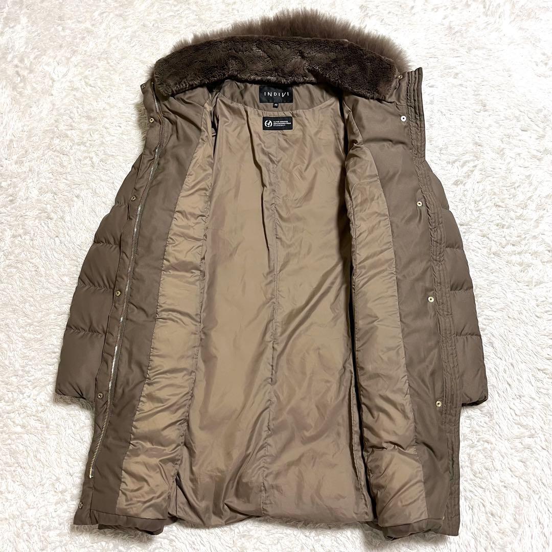 インディヴィ ダウンコート ブルーフォックス 40 L 近年モデル INDIVI