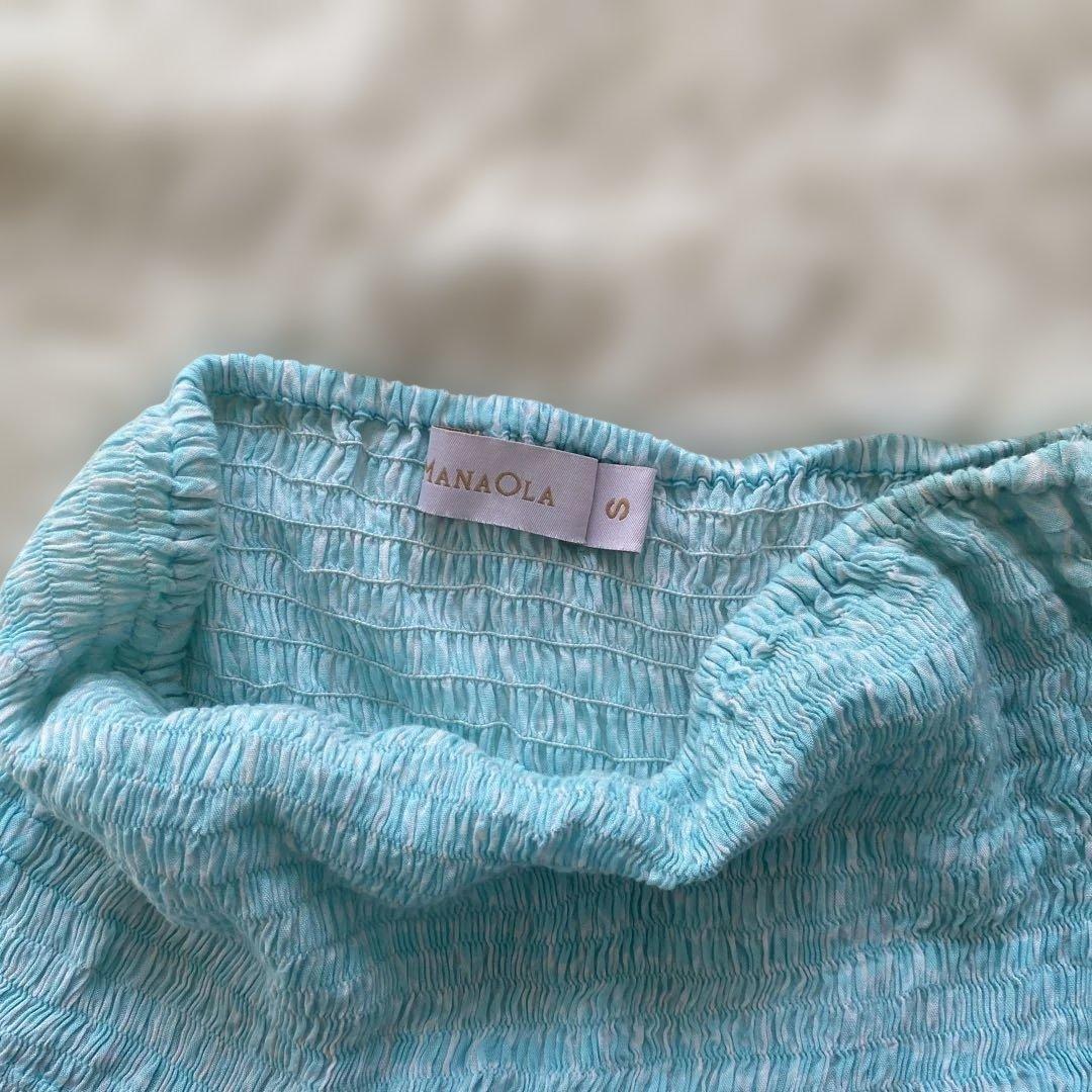 MANAOLA ハワイ マナオラ ドレス 水色 フラ