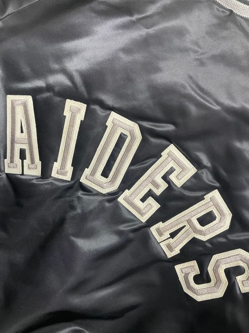 yy USA製 RAIDERS/レイダース スタジャン黒