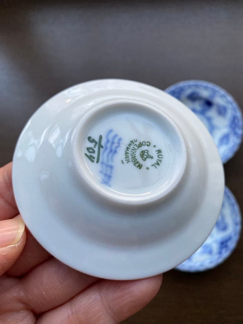 と*ん様 ロイヤルコペンハーゲンブルーフルーテッドハーフレース1/504 の4枚