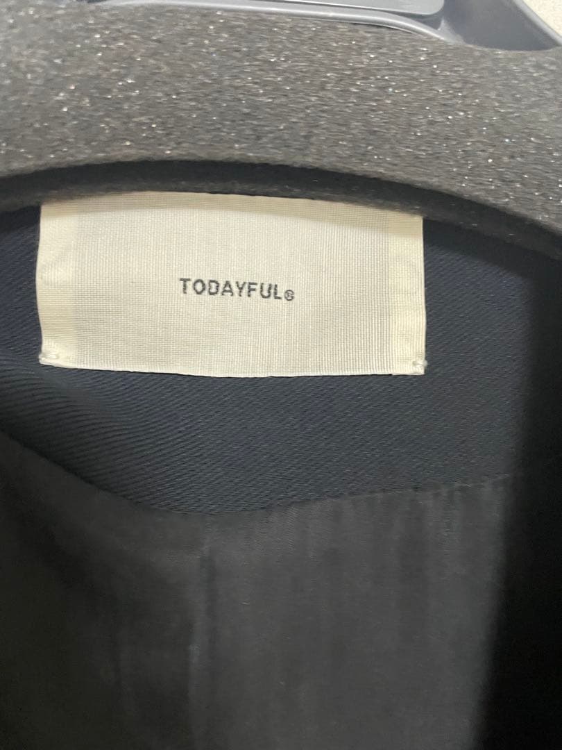 TODAYFUL Collarless Twill JK 38 ブラック