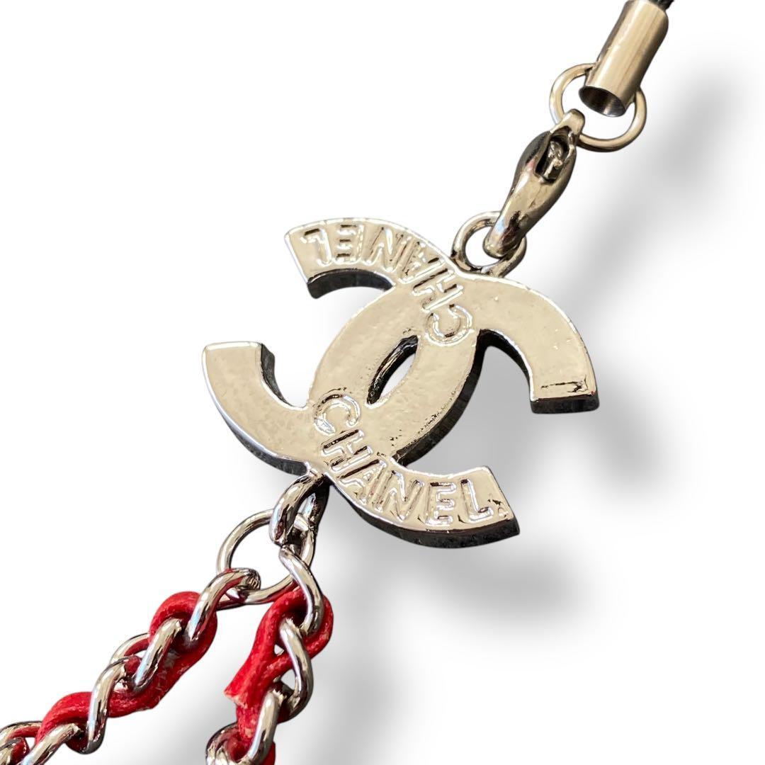 【希少　美品】CHANEL ココマーク　スマホ　ストラップ　キーホルダー