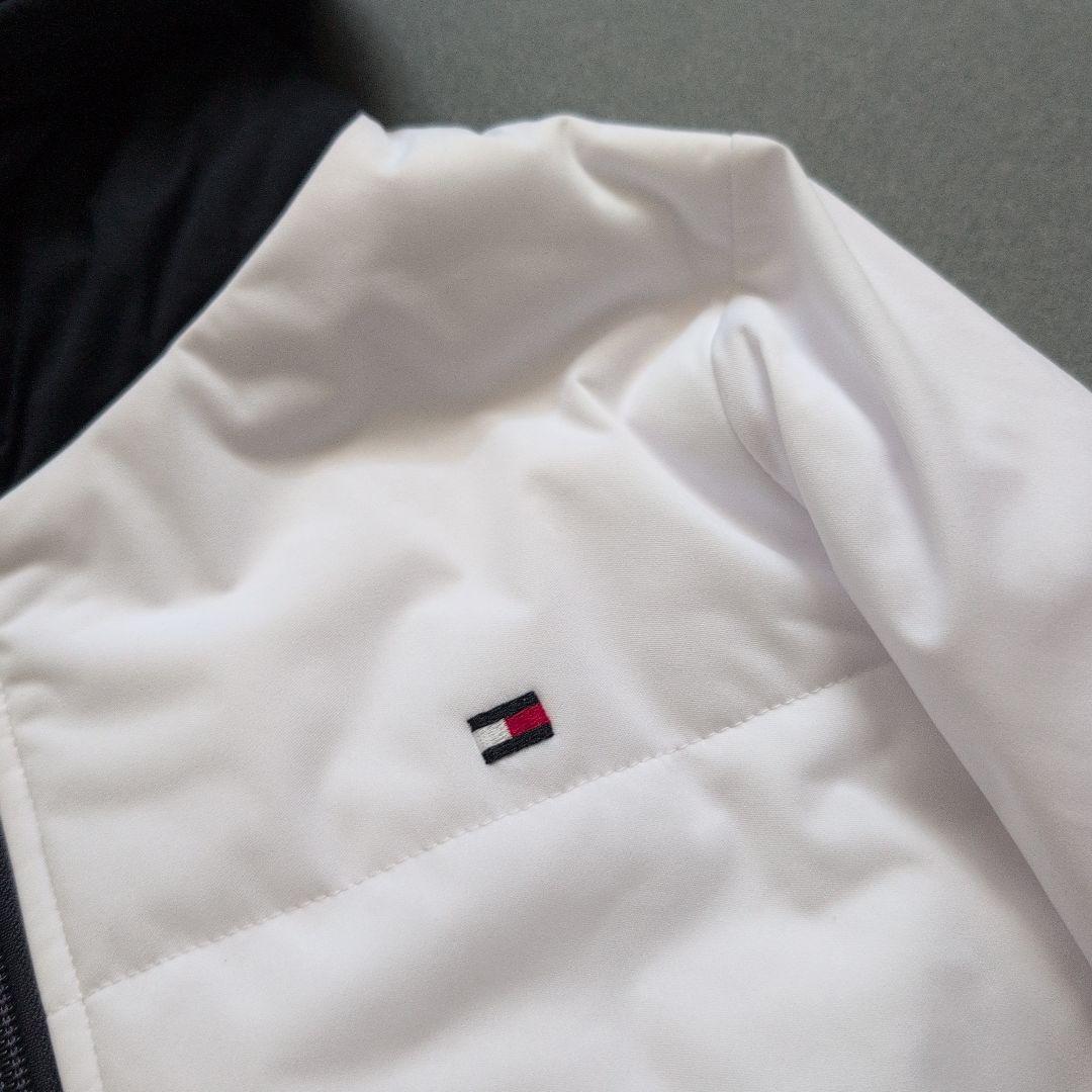 【未使用タグ付き】トミーヒルフィガーゴルフ　中綿フルジップジャケットパーカー白L