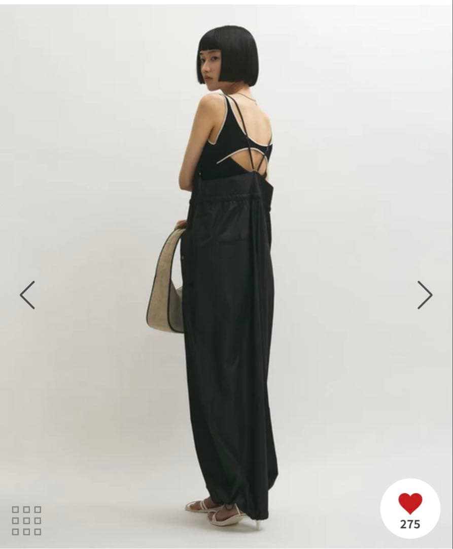 シャイニータフタ撥水ロンパース アダムエロペ