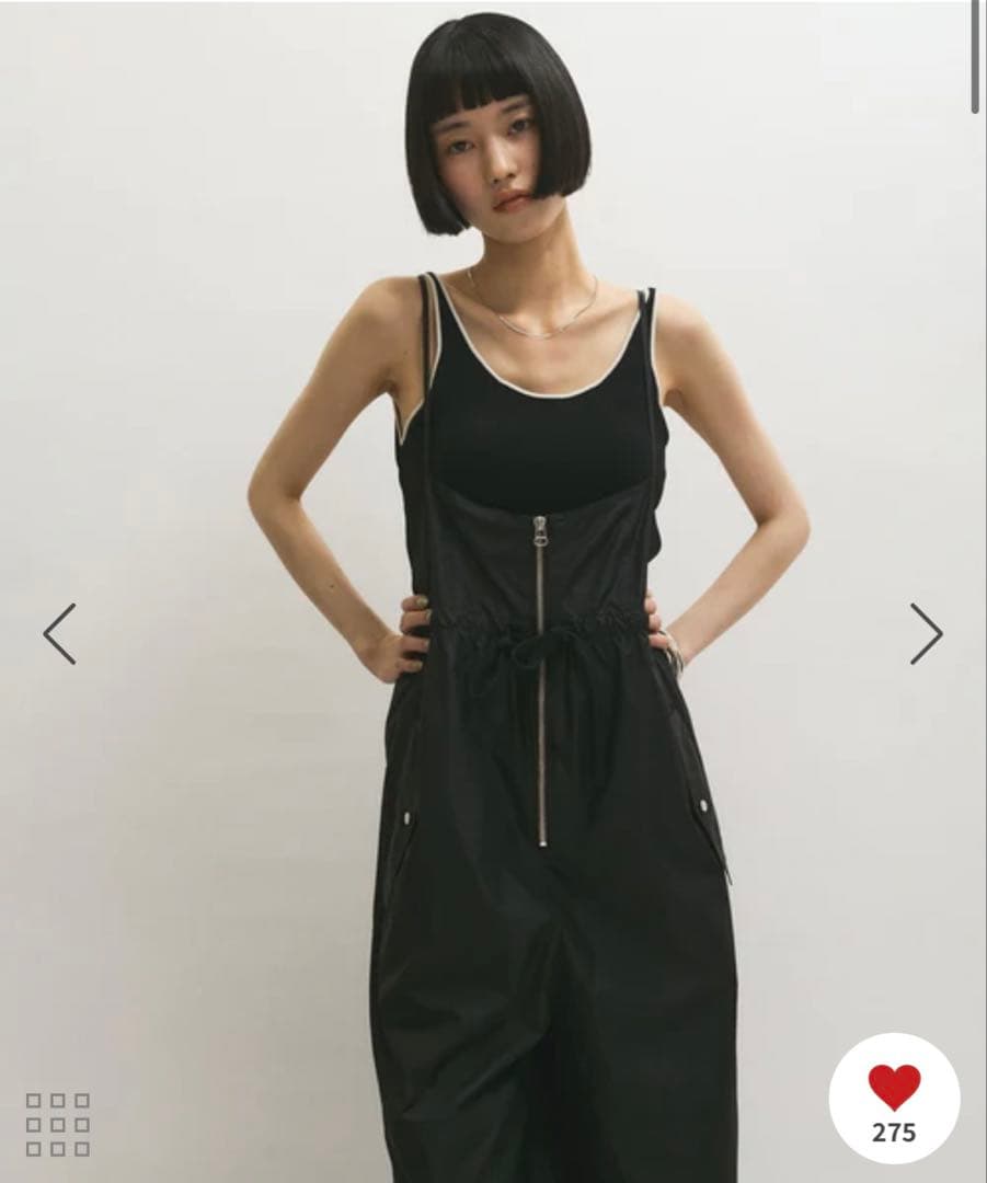 シャイニータフタ撥水ロンパース アダムエロペ