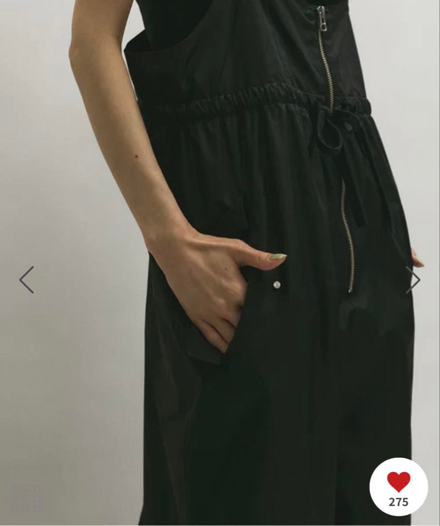 シャイニータフタ撥水ロンパース アダムエロペ