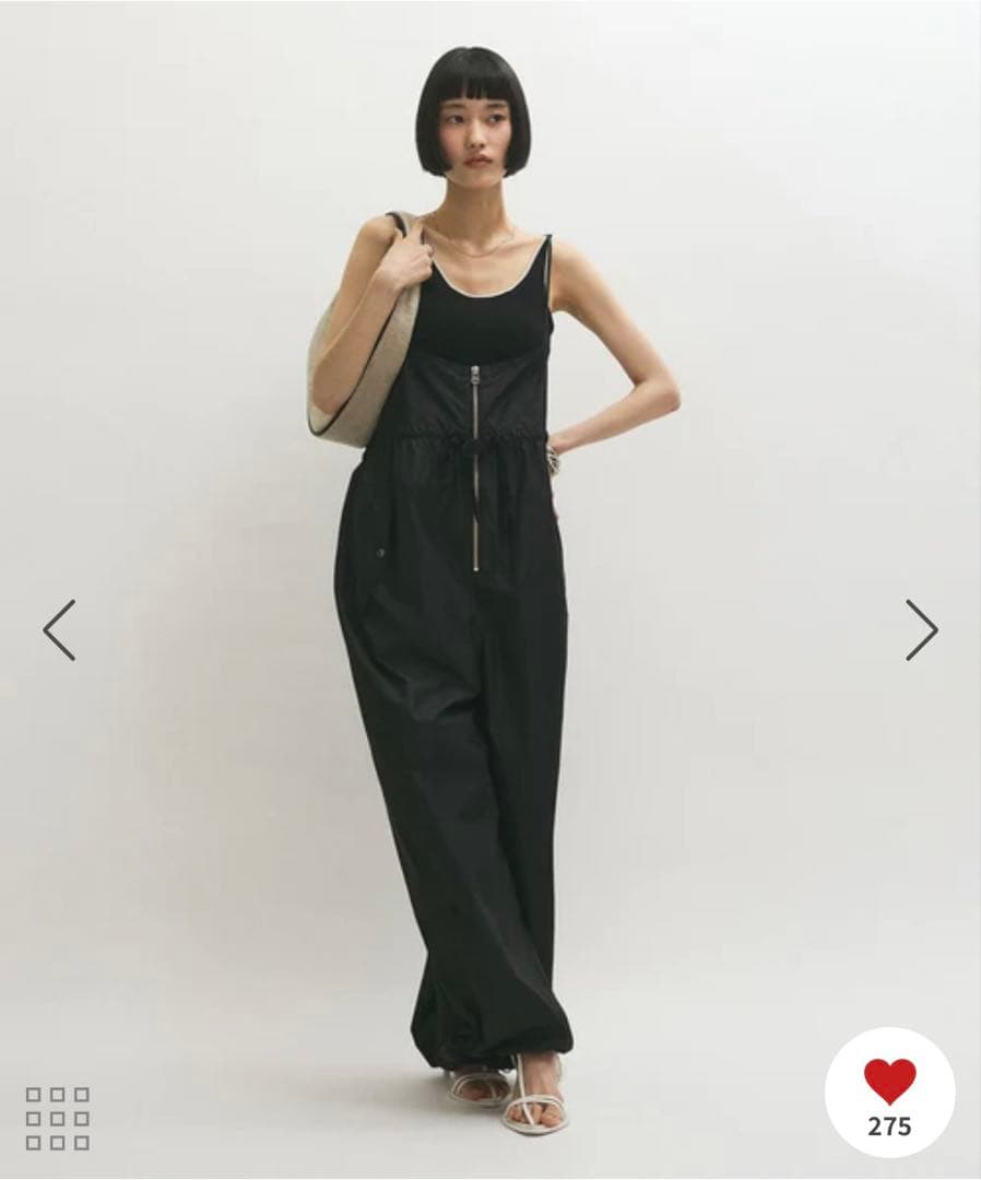 シャイニータフタ撥水ロンパース アダムエロペ