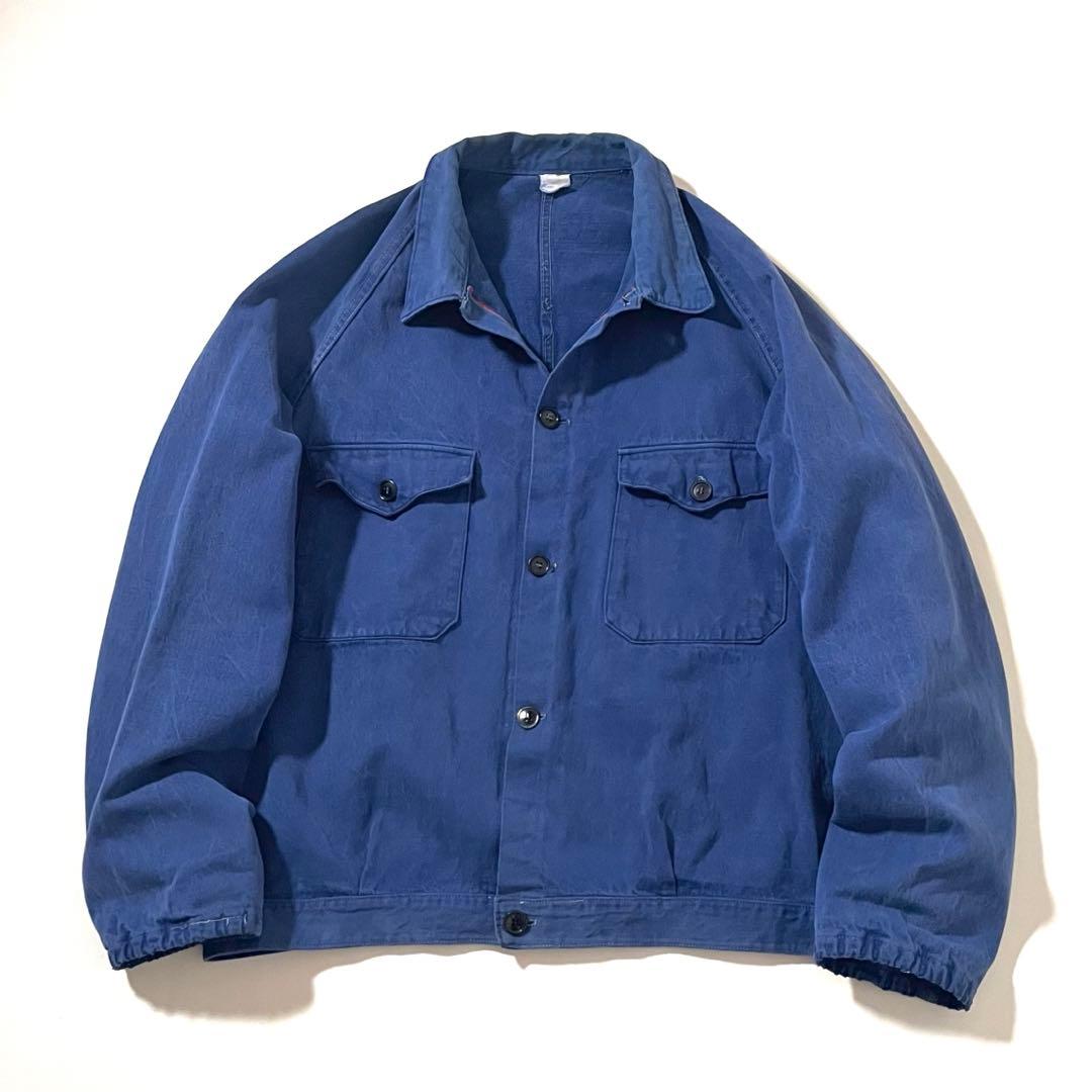 【50s-60s】ユークワーク　ショート丈 ジャケット　ヴィンテージ　フレンチ