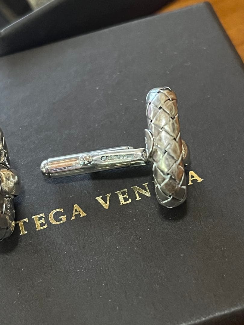 ボッテガ カフリンクス イントレチャート SV925 財布 カフス 美品 トート