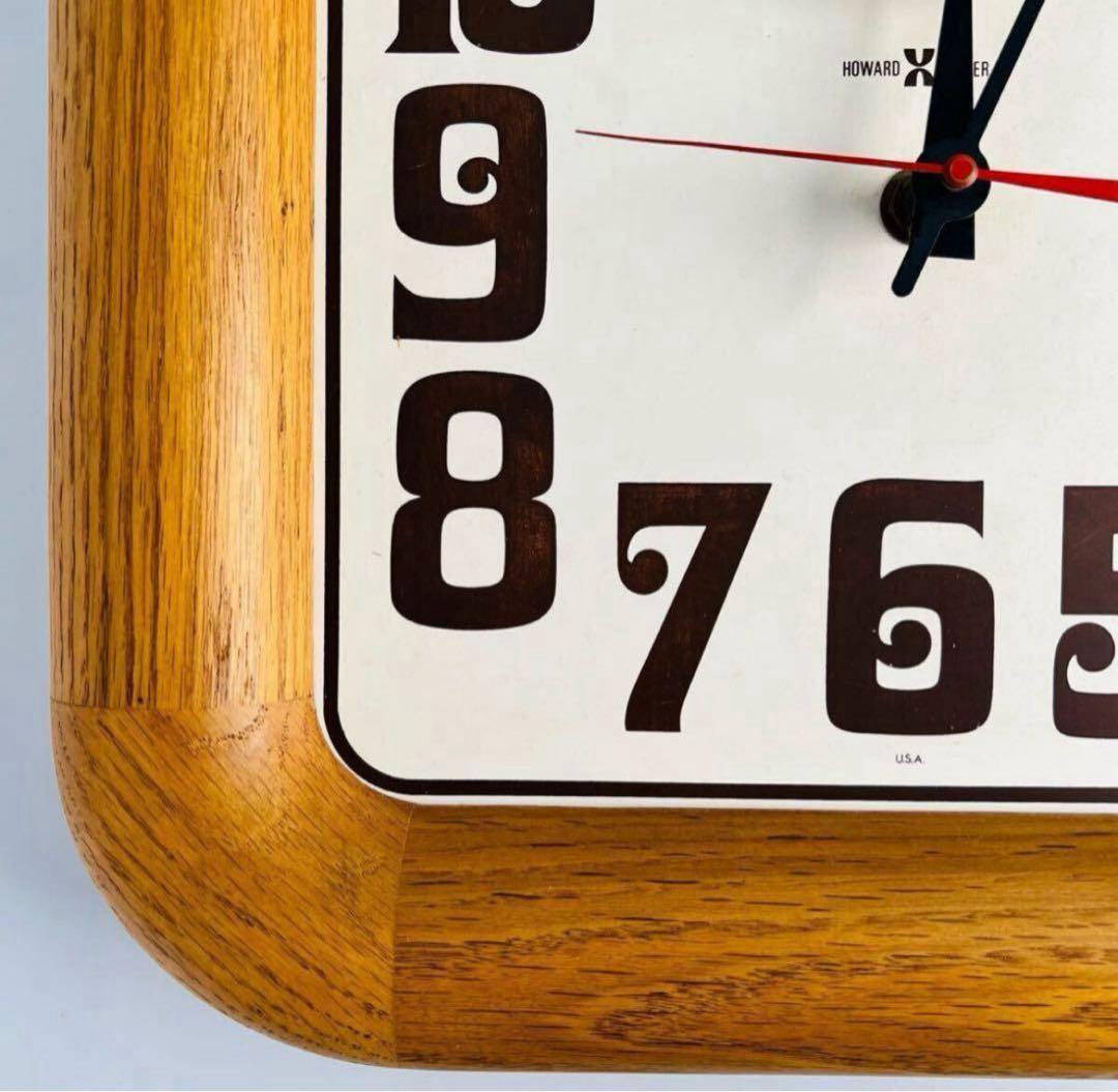 HOWARD MILLER 木製掛時計
