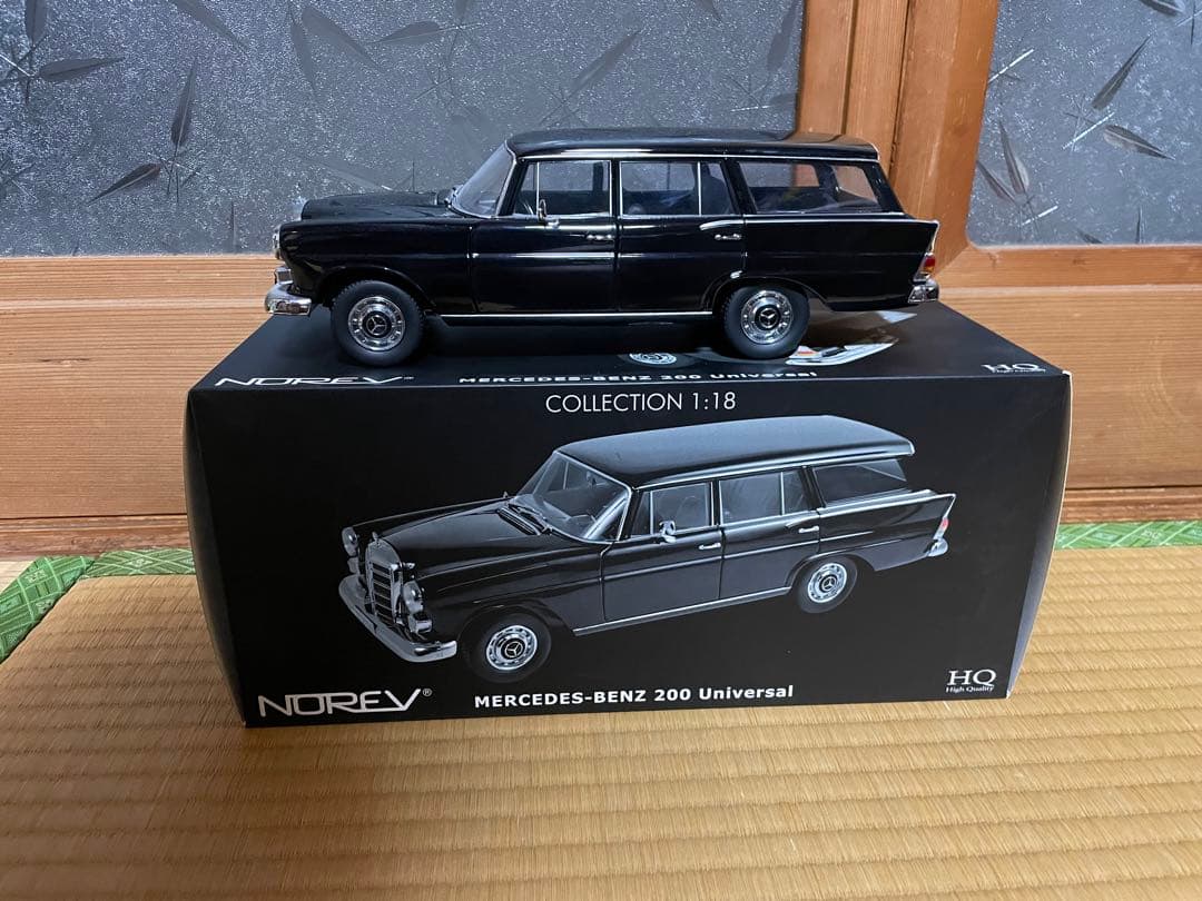 ノレブ1/18 メルセデスベンツ200 ブラック