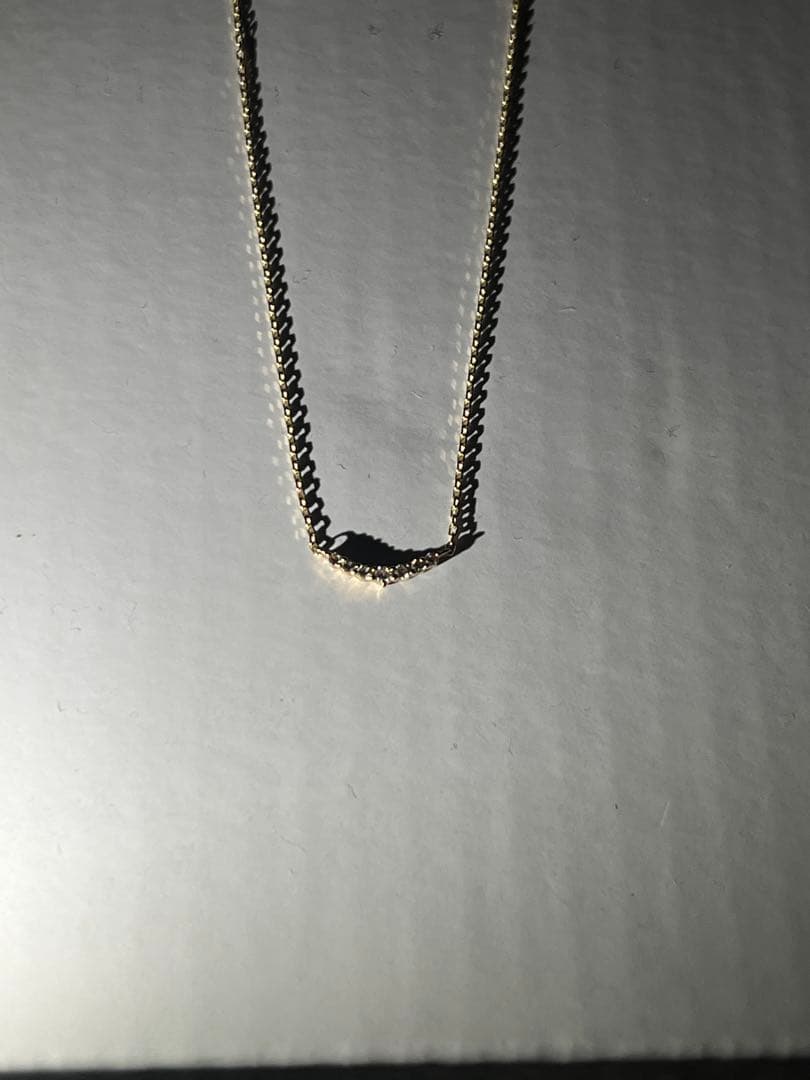 agete 10K ゴールドネックレス 箱付き