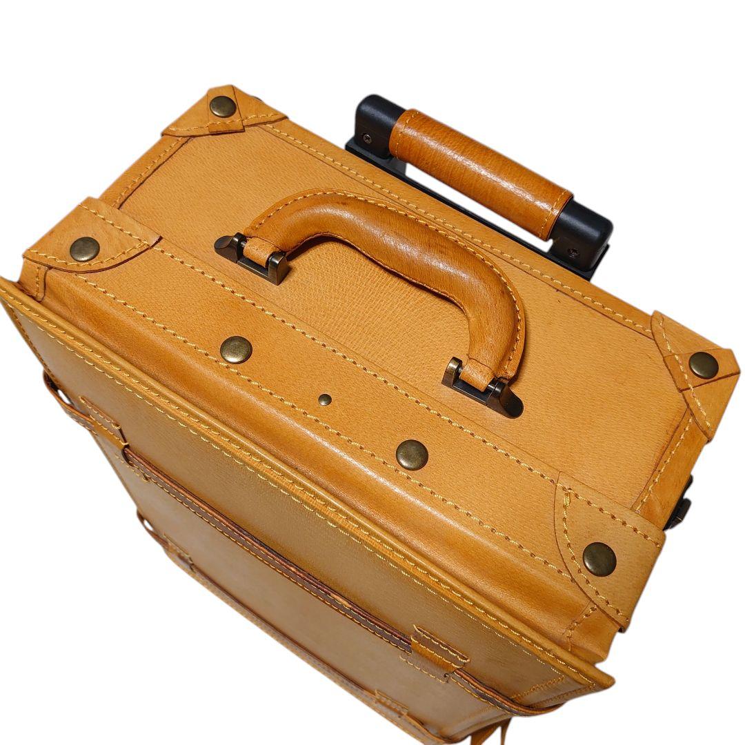 【美品】ユーラシア キャリーケース シフレ 本革 アンティーク風