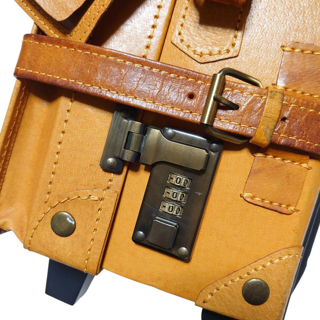 【美品】ユーラシア キャリーケース シフレ 本革 アンティーク風