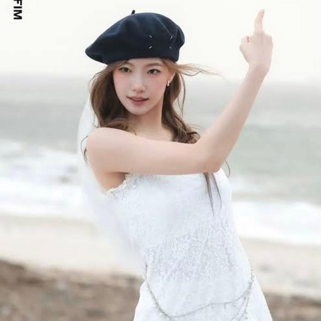 MAISON MARGIELA ブラック ベレー帽 メゾンマルジェラ 黒 S