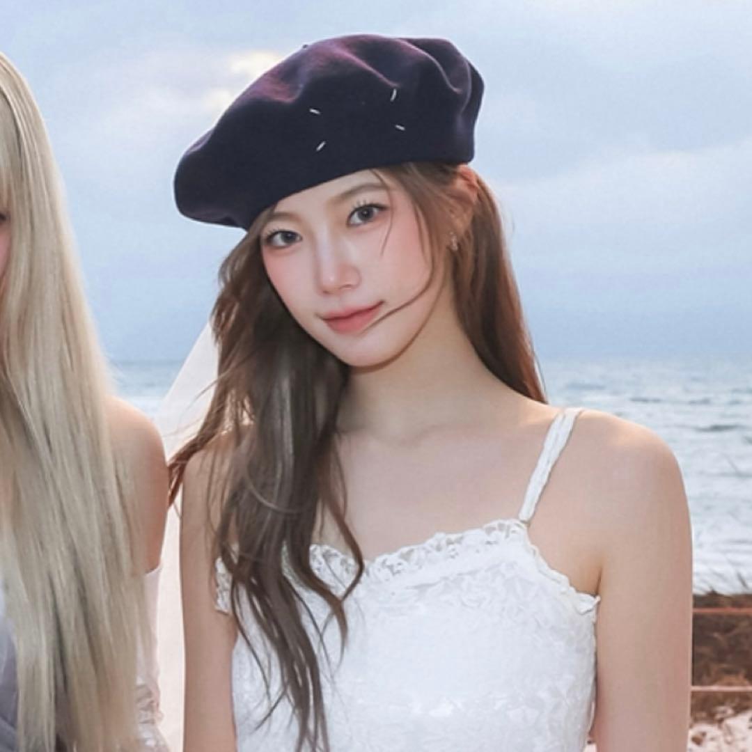 MAISON MARGIELA ブラック ベレー帽 メゾンマルジェラ 黒 S