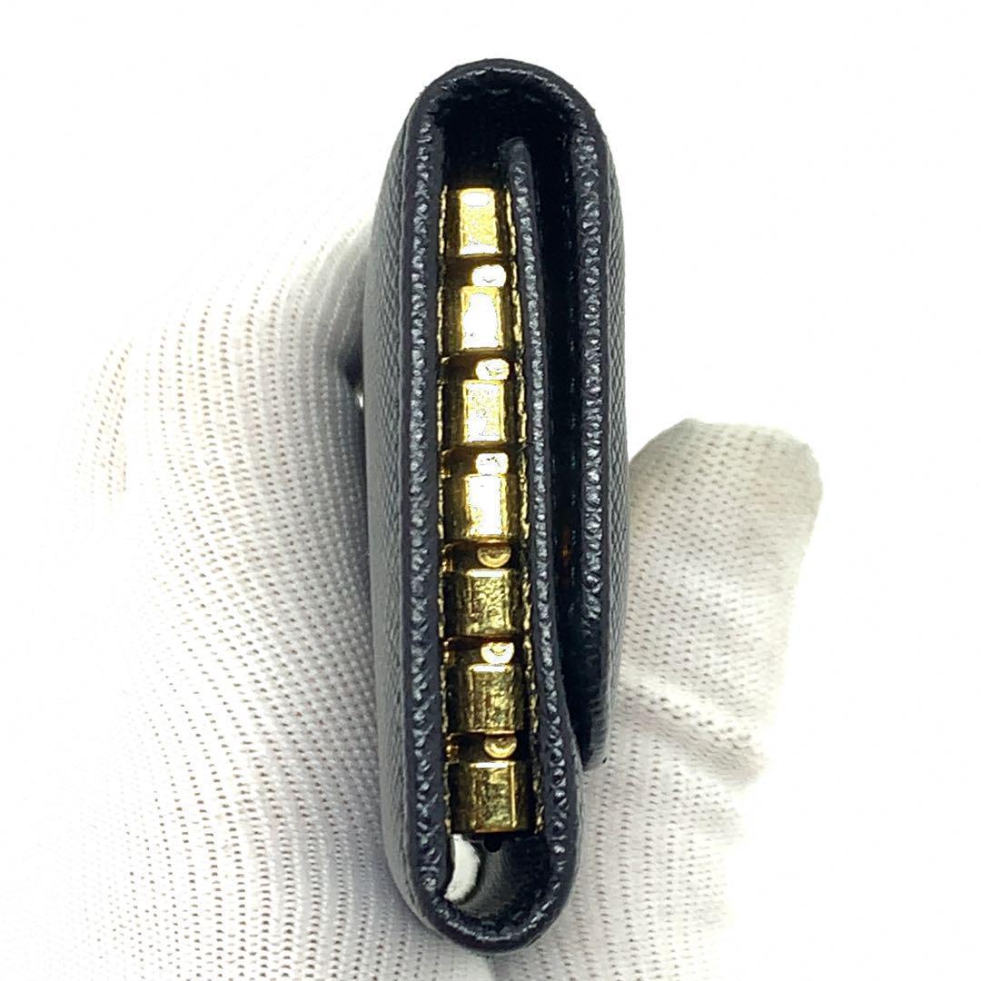 PRADA サフィアーノ ブラック 6連 キーケース 06103