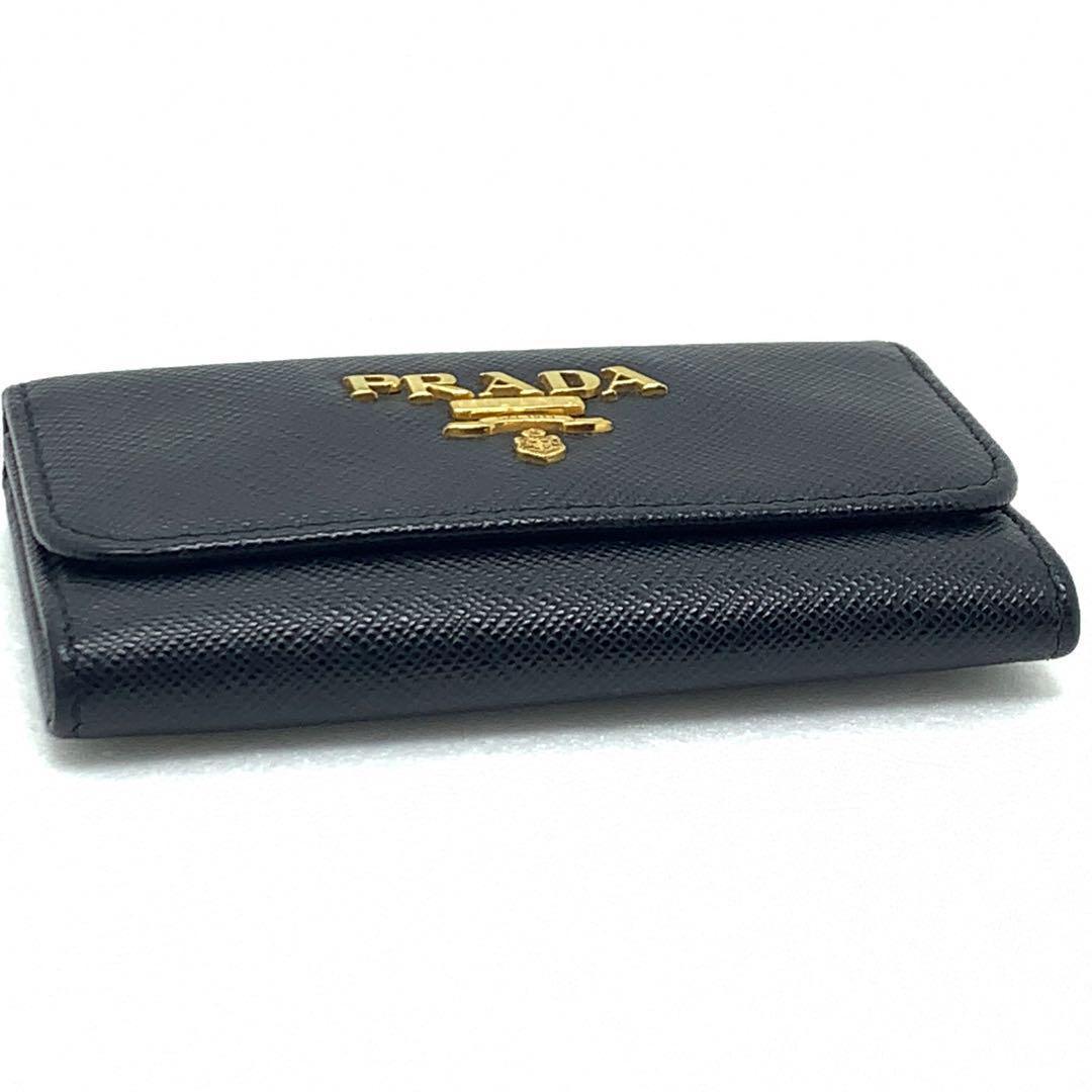 PRADA サフィアーノ ブラック 6連 キーケース 06103