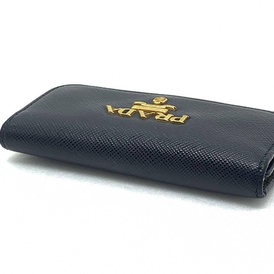 PRADA サフィアーノ ブラック 6連 キーケース 06103