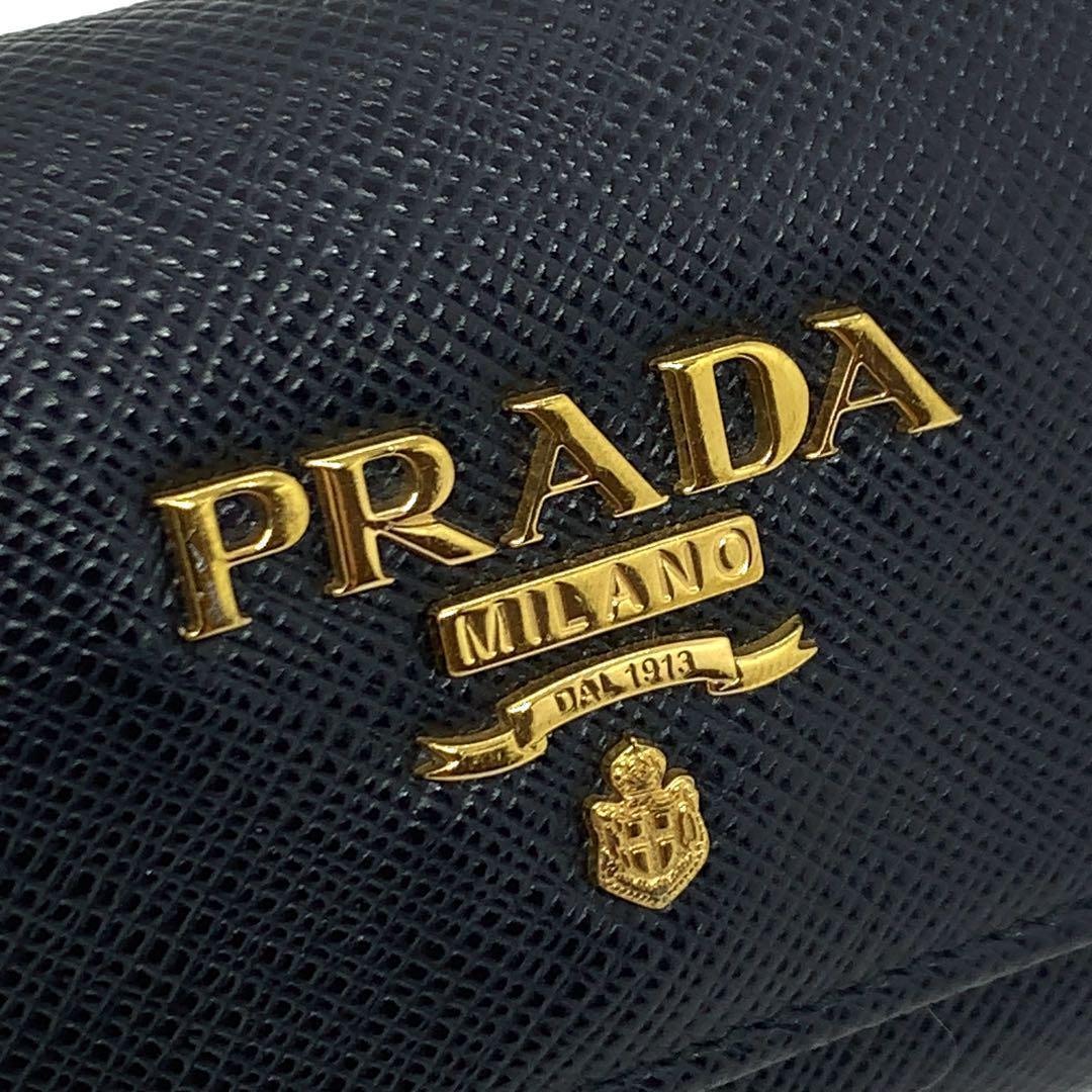 PRADA サフィアーノ ブラック 6連 キーケース 06103