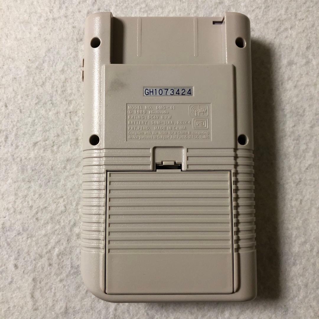 GB 『初代 ゲームボーイ 本体 』箱.説明書付き.ジャンク品.