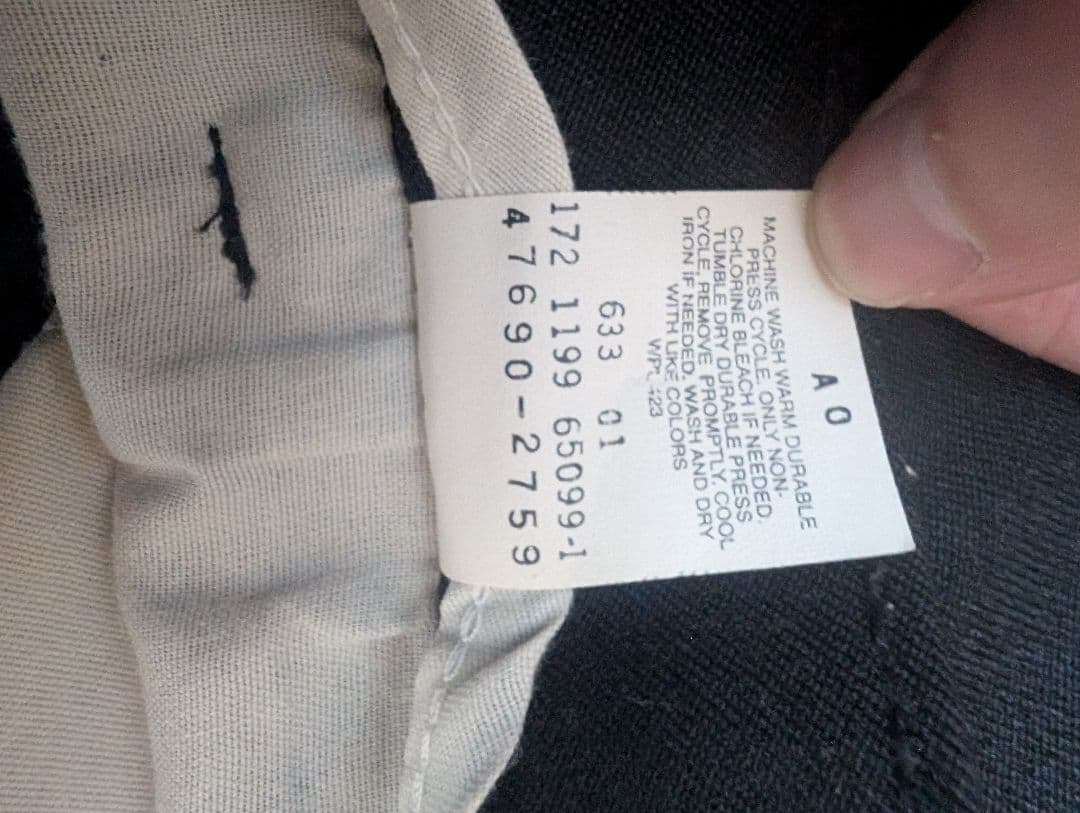 90s リーバイス　ACTION SLACKS 　w38 l32 ブラック