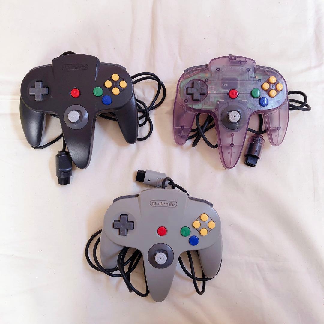 ニンテンドー６４ 本体セット ソフト9個 コントローラー3個