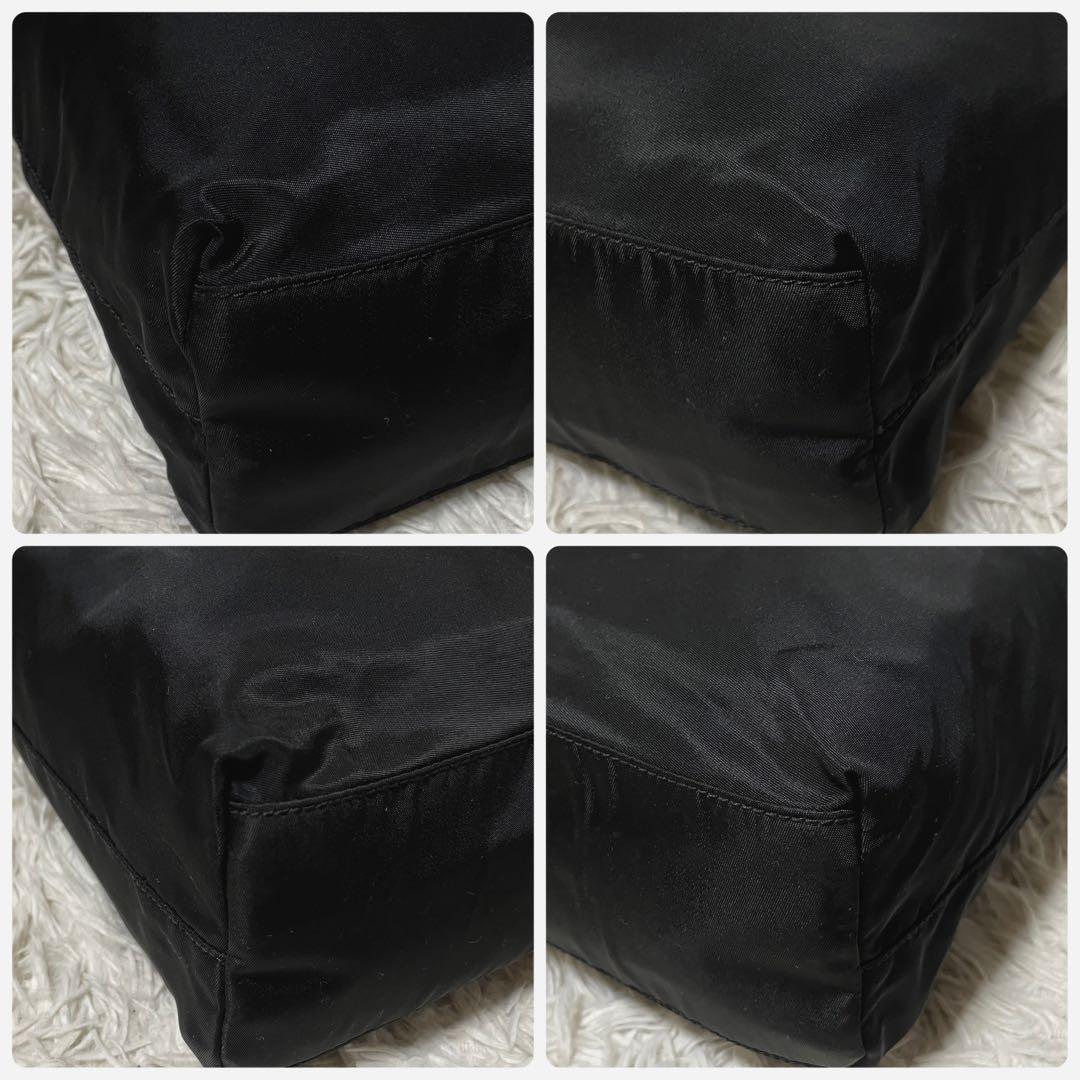 【美品】PRADA プラダ　トートバッグ　ハンド　ナイロン　ブラック　黒　肩掛け