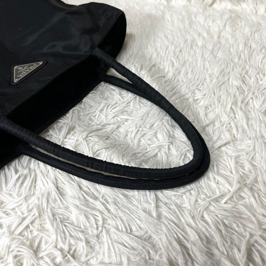 【美品】PRADA プラダ　トートバッグ　ハンド　ナイロン　ブラック　黒　肩掛け