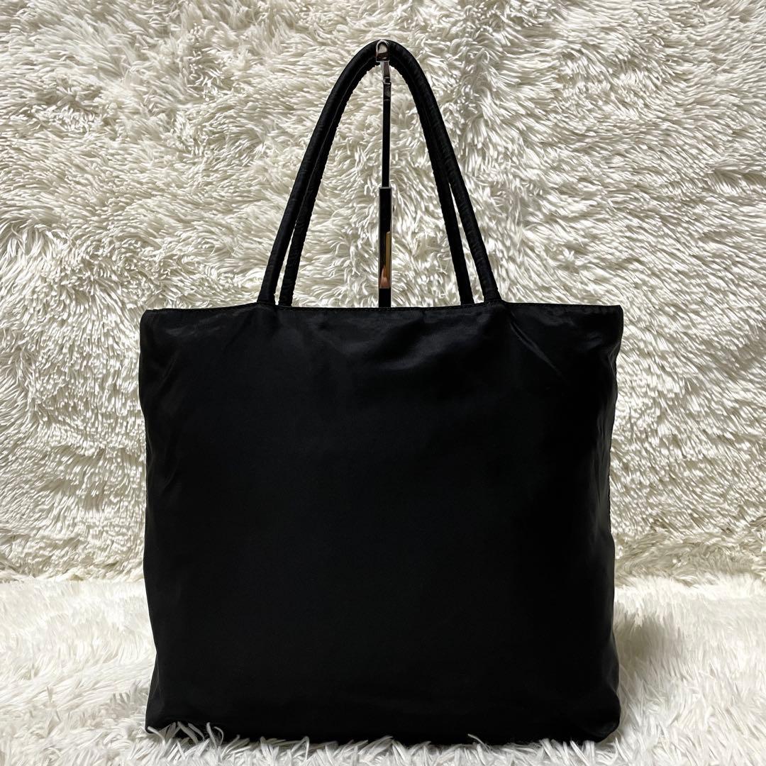【美品】PRADA プラダ　トートバッグ　ハンド　ナイロン　ブラック　黒　肩掛け