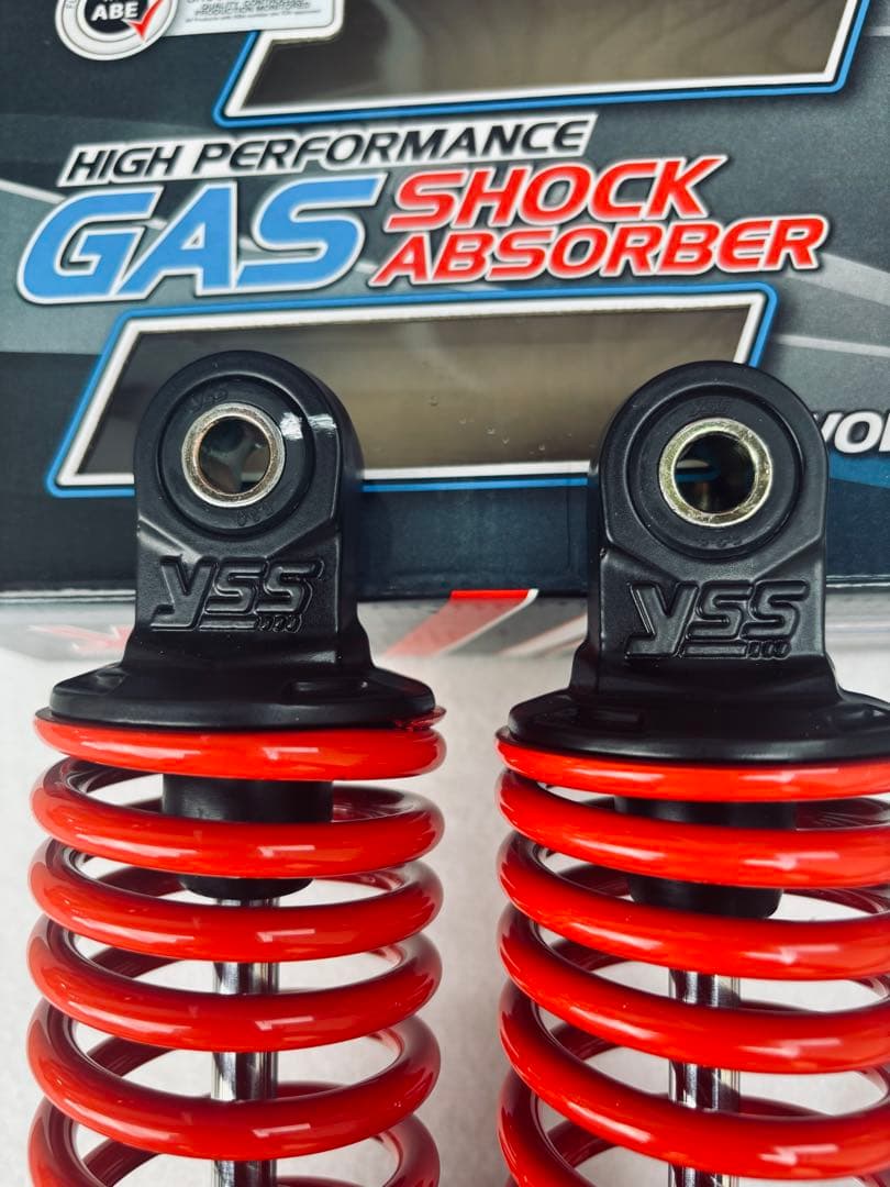 専用　YSS ショックアブソーバー 黒/赤　280 モンキーなど