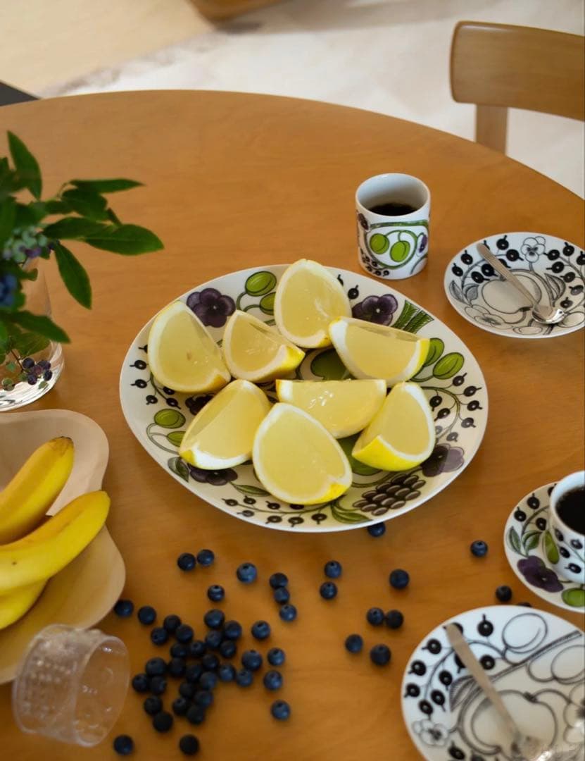 アラビア パラティッシ オーバルプレート サービングプラター 36cm パープル