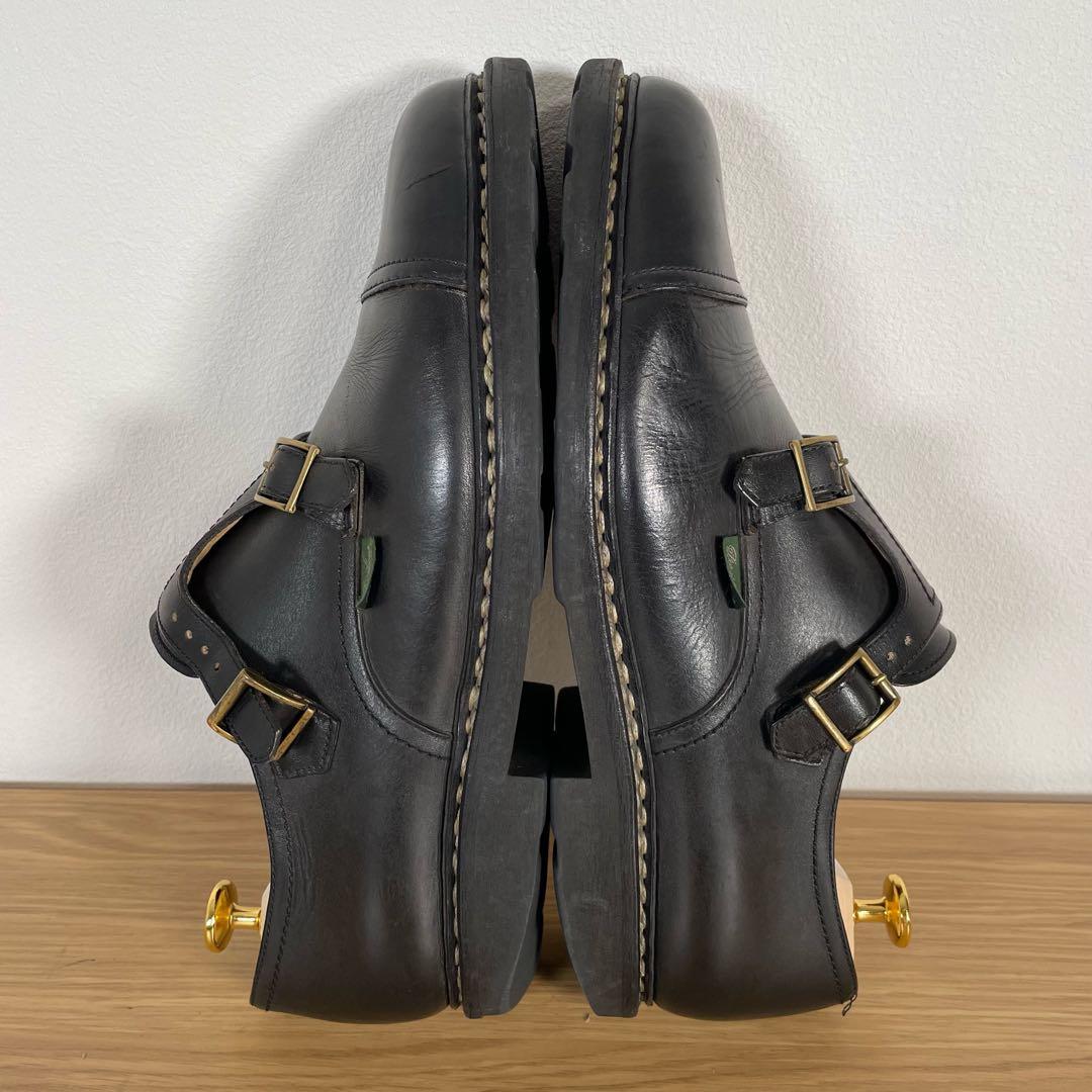 パラブーツ　ウィリアム　ダブルモンク　レザー　シューズ　8.5