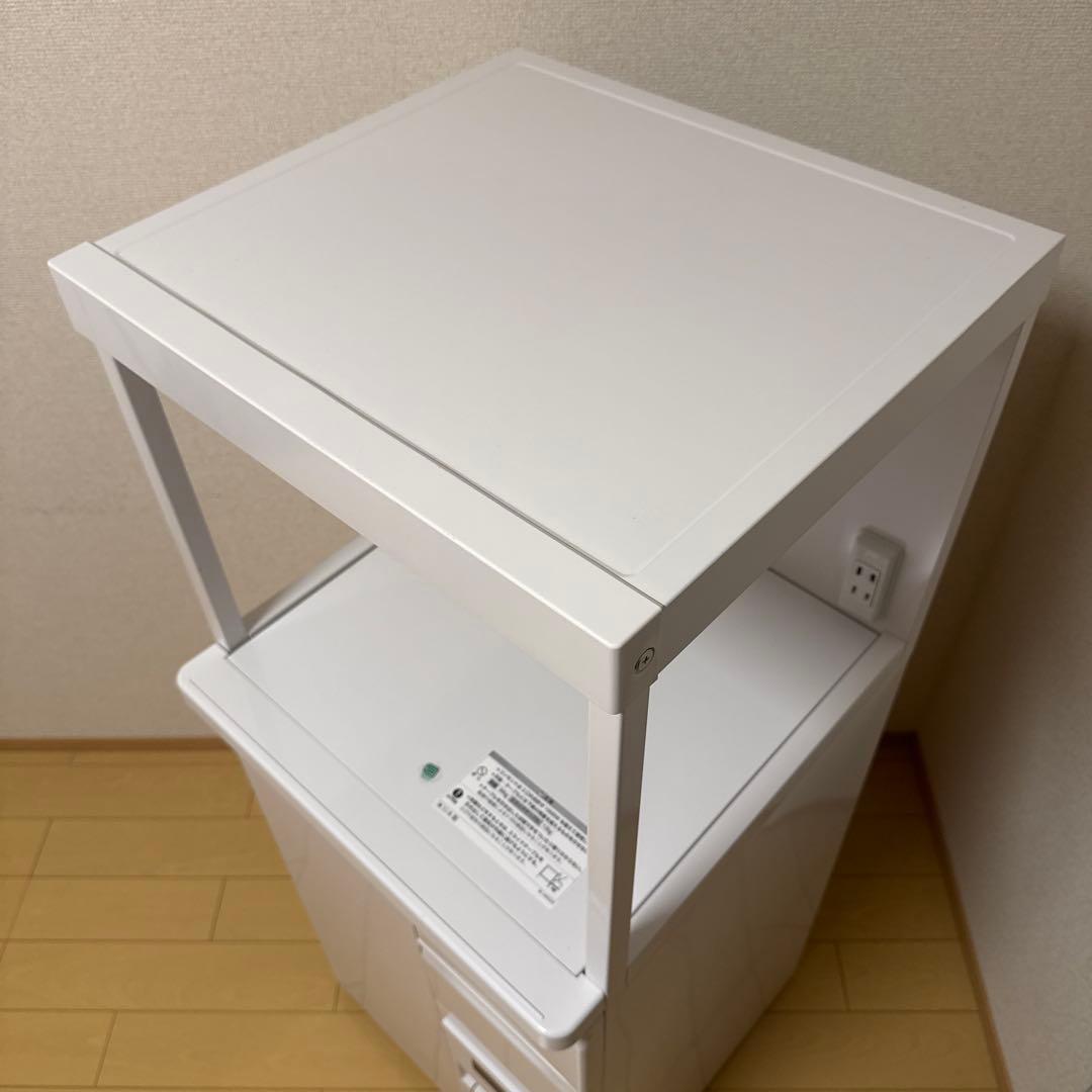 エムケー精工 レンジ台 ファインキッチン（型番：SK-311W）　米びつ