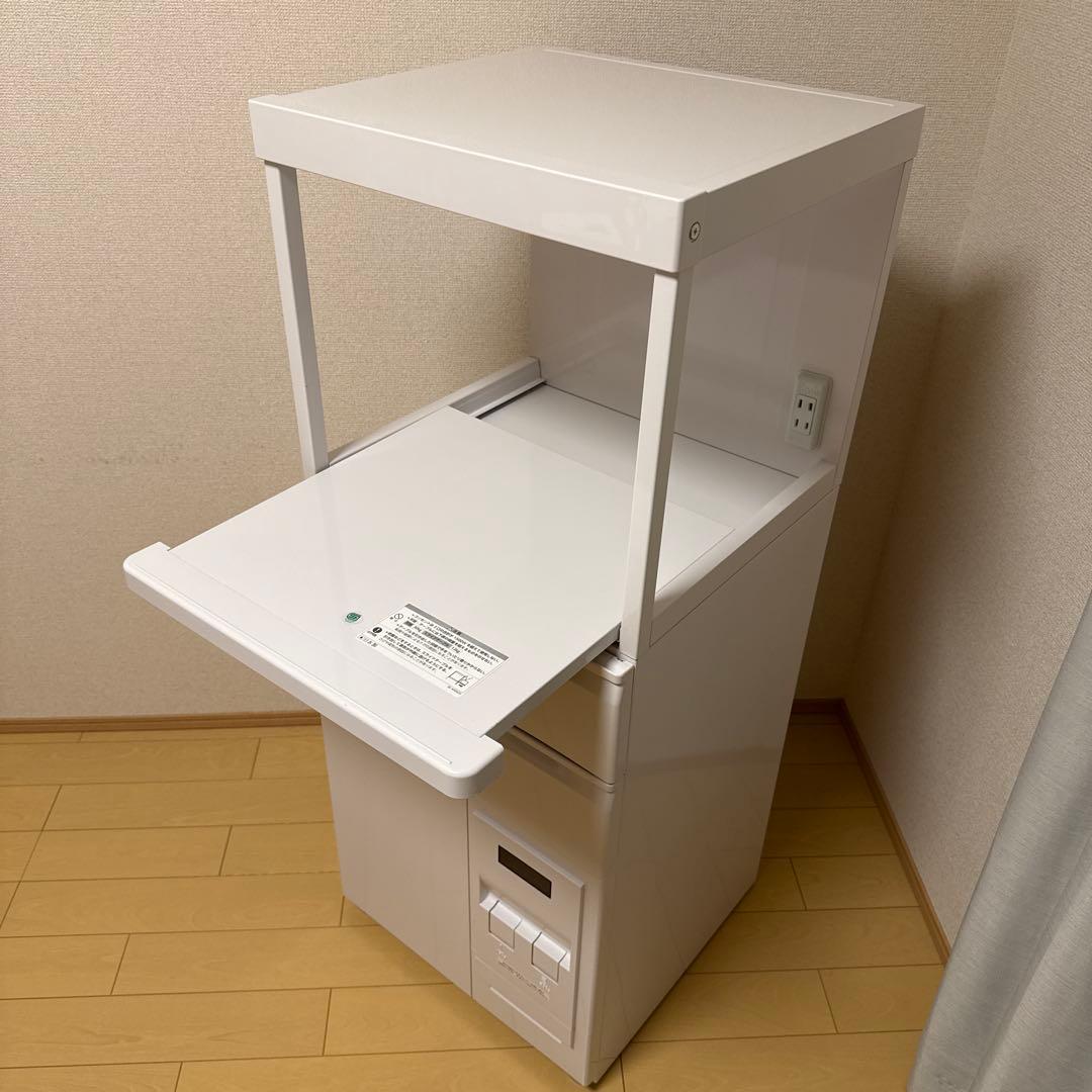 エムケー精工 レンジ台 ファインキッチン（型番：SK-311W）　米びつ