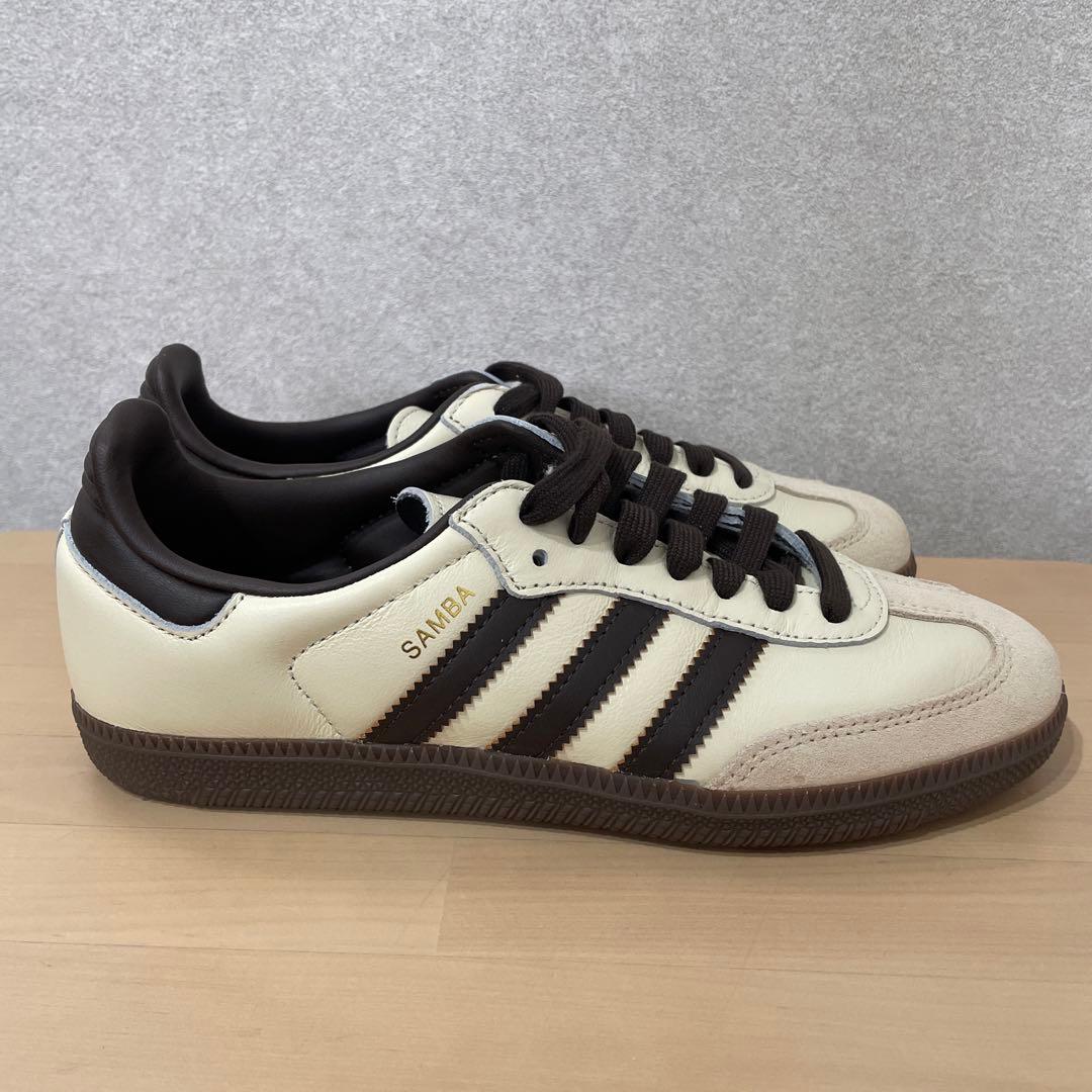 adidas SAMBA ZOZO別注 クリーム ベージュ スニーカー