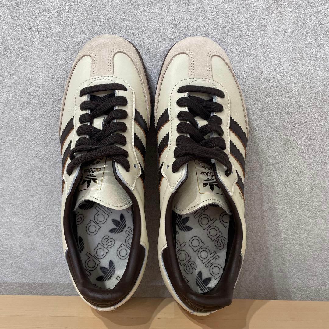 adidas SAMBA ZOZO別注 クリーム ベージュ スニーカー