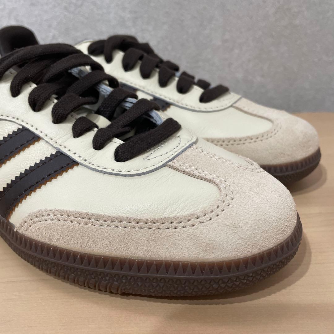 adidas SAMBA ZOZO別注 クリーム ベージュ スニーカー