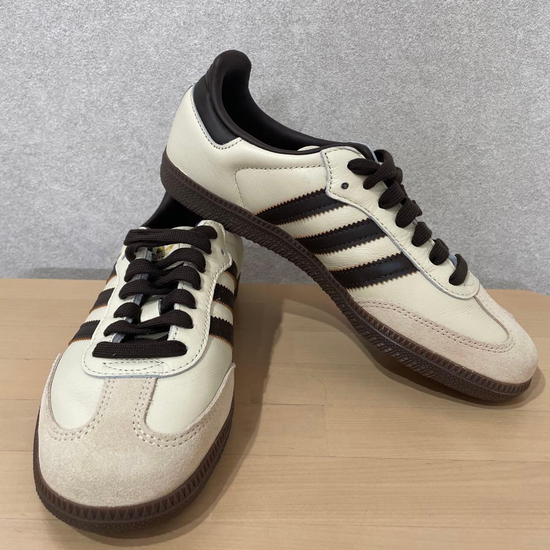 adidas SAMBA ZOZO別注 クリーム ベージュ スニーカー