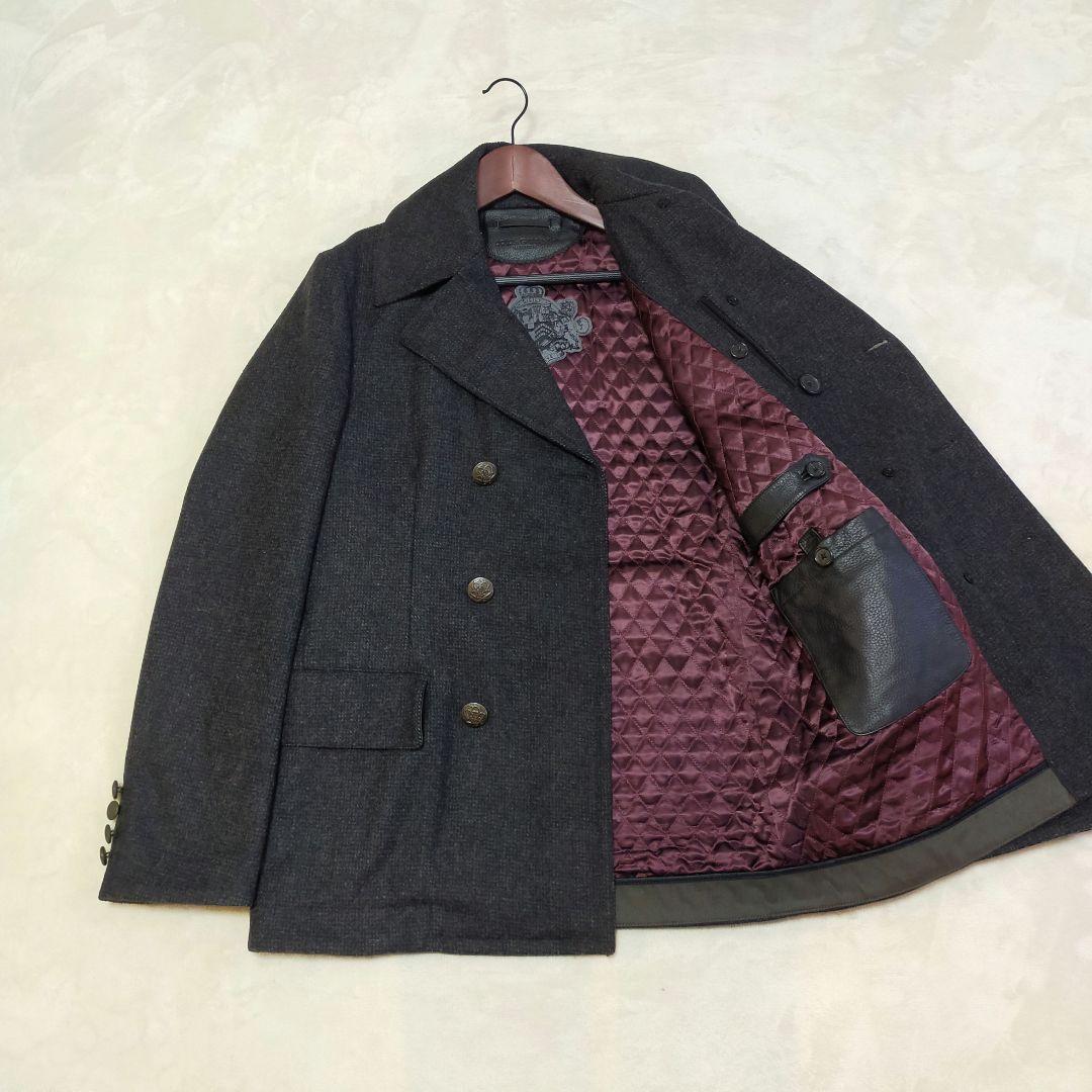 イタリア製　ドルチェ&ガッバーナ　48　ピーコート　ウールコート