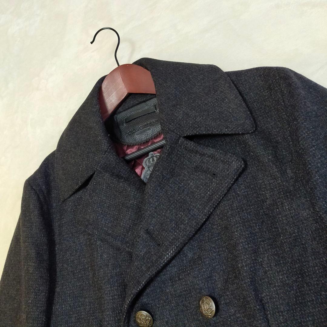 イタリア製　ドルチェ&ガッバーナ　48　ピーコート　ウールコート