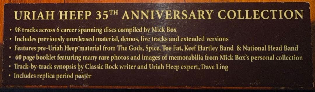 6CD-BOXセット！URIAH HEEP / CHAPTER & VERSE