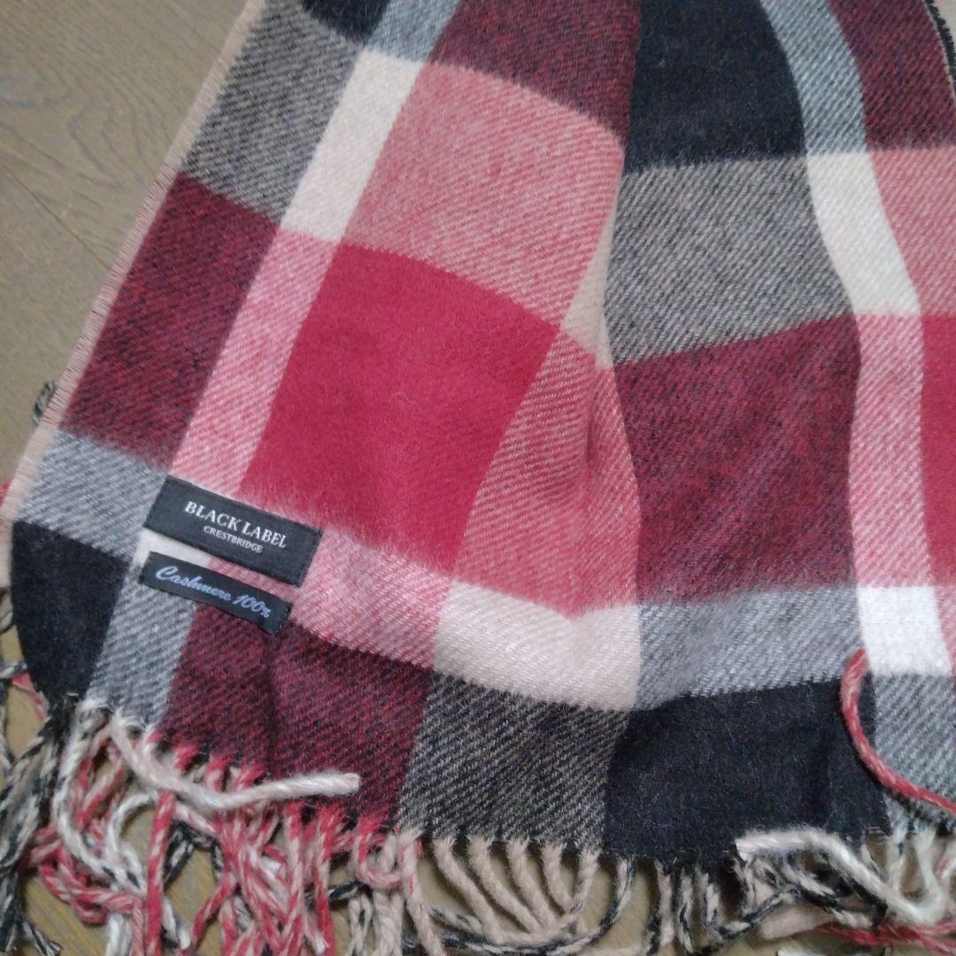 BLACKLABEL CRESTBRIDGE マフラー カシミヤ100%