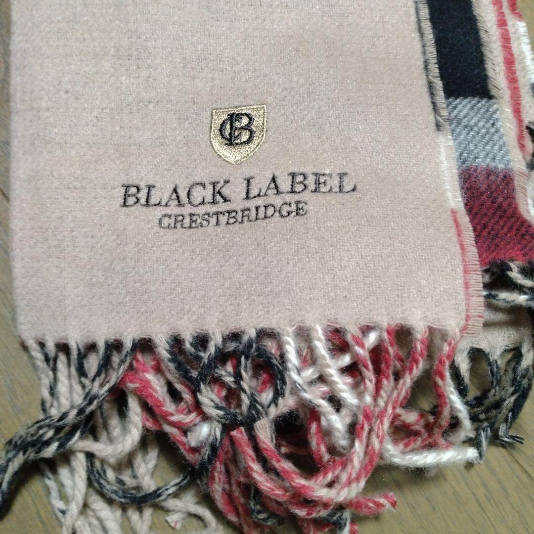 BLACKLABEL CRESTBRIDGE マフラー カシミヤ100%