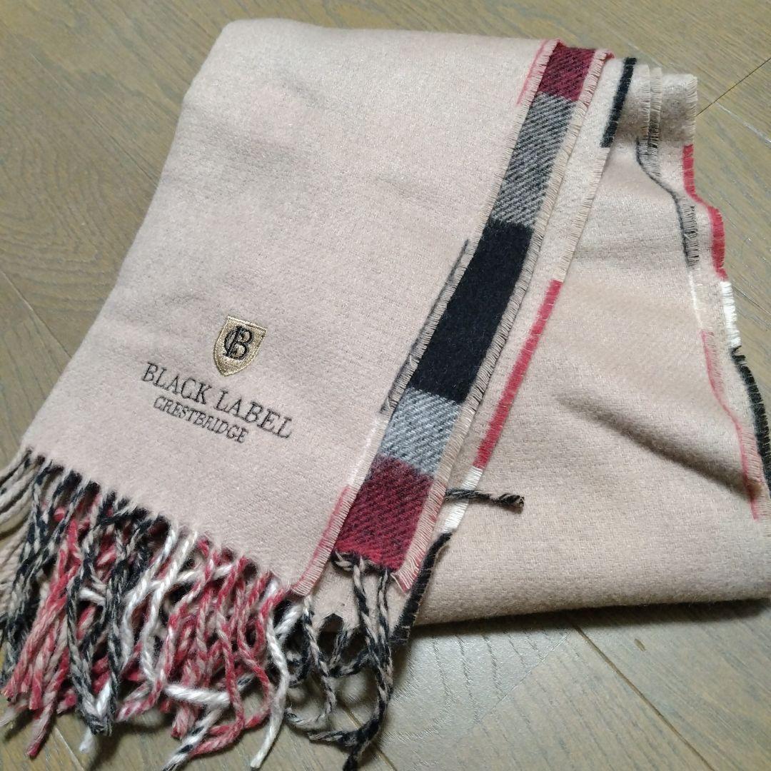 BLACKLABEL CRESTBRIDGE マフラー カシミヤ100%